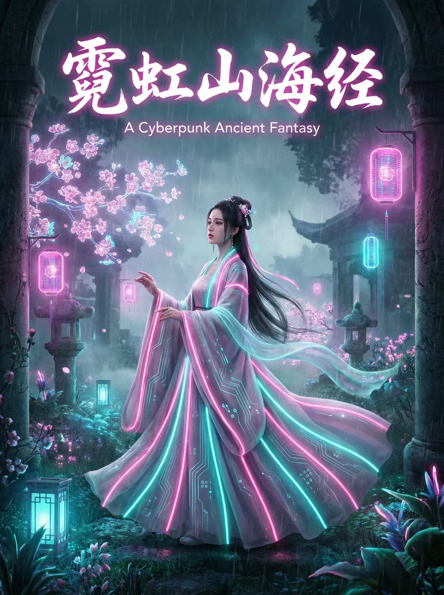 91免费视频 古风奇缘短剧 - 霓虹山海经海报